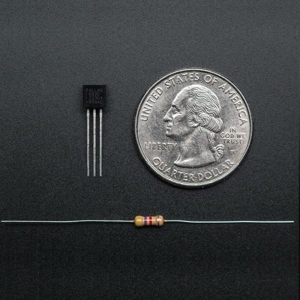 디바이스마트,센서 > 온도/습도/수위센서 > 온도 센서 > 아날로그/디지털 출력,Adafruit,DS18B20 Digital temperature sensor + extras [ada-374],온도 범위: -55~125°C / 3.0V ~ 5.5V 전원 / ±0.5°C 정확도