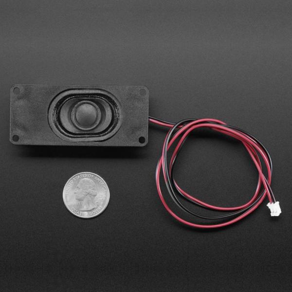 디바이스마트,스위치/부저/전기부품 > 부저/스피커/사이렌 > 스피커,Adafruit,Mono Enclosed Speaker - 3W 4 Ohm [ada-3351],크기 : 2.8 x 1.2인치 / JST 2PH 입력 케이블 포함 / 케이블 길이 : 22.5인치