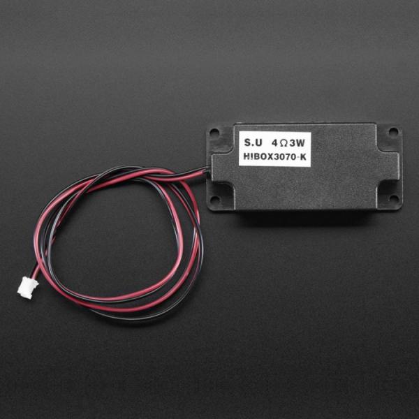 디바이스마트,스위치/부저/전기부품 > 부저/스피커/사이렌 > 스피커,Adafruit,Mono Enclosed Speaker - 3W 4 Ohm [ada-3351],크기 : 2.8 x 1.2인치 / JST 2PH 입력 케이블 포함 / 케이블 길이 : 22.5인치