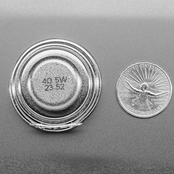 디바이스마트,스위치/부저/전기부품 > 부저/스피커/사이렌 > 스피커,Adafruit,Speaker - 40mm Diameter - 4 Ohm 5 Watt [ada-3968],40mm 직경 / 최대 5W까지 구동 /  높이 : 20mm / 와이어 길이 : 약 9cm