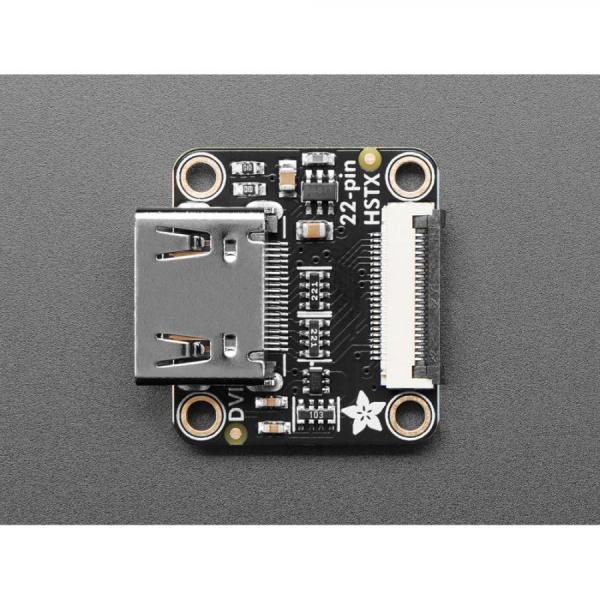 디바이스마트,MCU보드/전자키트 > 전원/신호/저장/응용 > 충전/배터리/전원,Adafruit,Adafruit RP2350 22-pin FPC HSTX to DVI Adapter for HDMI Displays [ada-6055],HSTX(고속 전송) 주변 장치에 액세스하기 위한 FPC 출력 커넥터 / 케이블 미포함