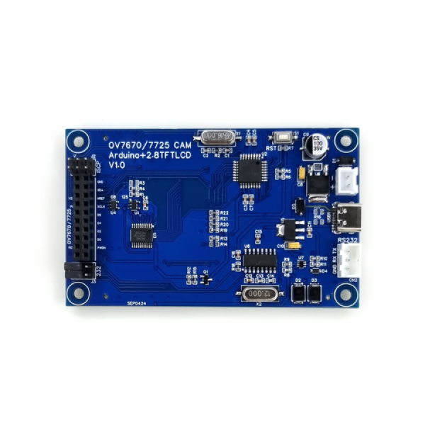 디바이스마트,MCU보드/전자키트 > 디스플레이 > LCD/OLED,한진데이타,아두이노 호환 OV7670/OV7725 영상 TFTLCD 표시 모듈(P0199-2),보드에 기본 장착된 2.8” TFTL CD모듈에 320x240해상도로 카메라 영상을 실시간 고속으로 표시 할 수 있습니다.