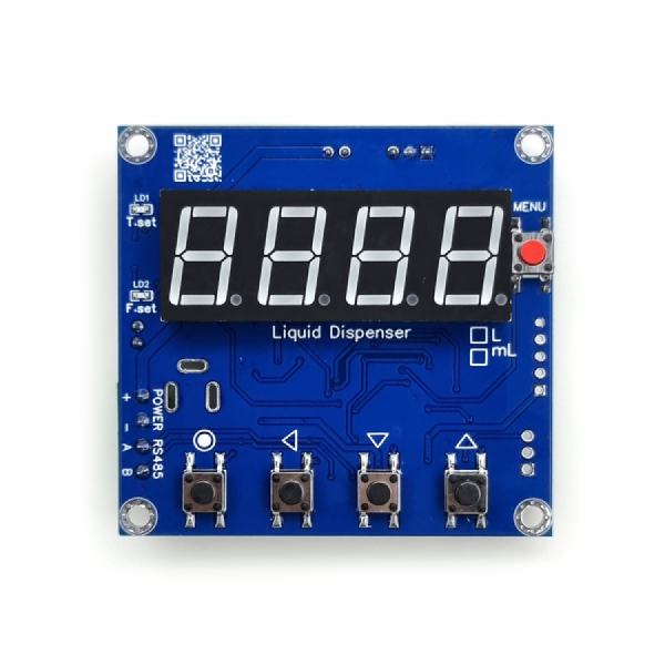 디바이스마트,MCU보드/전자키트 > 센서모듈 > 수위/빗물/PH/바람,한진데이타,유량+SV밸브 일체형, 유량 정량토출 제어모듈(P4310-3),수동 스위치(RUN/STOP) 또는 타이머에 의한 자동으로 설정 유량을 mL or L 단위로 정량 토출하는 제어 모듈입니다.