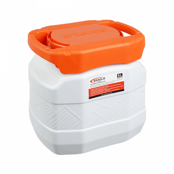 디바이스마트,공구함/작업대/엔클로저 > 공구함/부품함 > 다용도정리함(케이스),SEAFLO,다기능 휴대용 방수 보관함 5L [WT01-05],씨플로 / 방수 탱크 상자 / 식품 및 자재 보관 / 5L