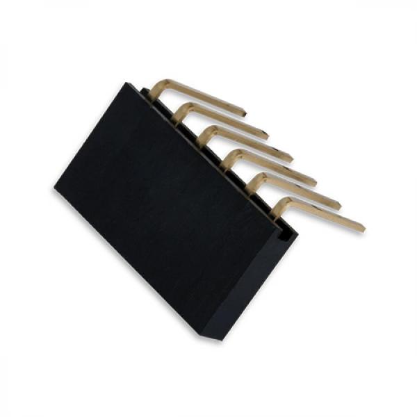 디바이스마트,커넥터/PCB > 핀헤더/IC 소켓 > 핀헤더 > 기타 헤더/특수핀,Digilent,Pmod Female Right Angle 6-pin Header (5-pack) 240-078,6핀 암 직각 헤더 / Pmod 및 브레드보드 연결 / 5개 팩