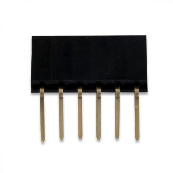 디바이스마트,커넥터/PCB > 핀헤더/IC 소켓 > 핀헤더 > 기타 헤더/특수핀,Digilent,Pmod Female Right Angle 6-pin Header (5-pack) 240-078,6핀 암 직각 헤더 / Pmod 및 브레드보드 연결 / 5개 팩