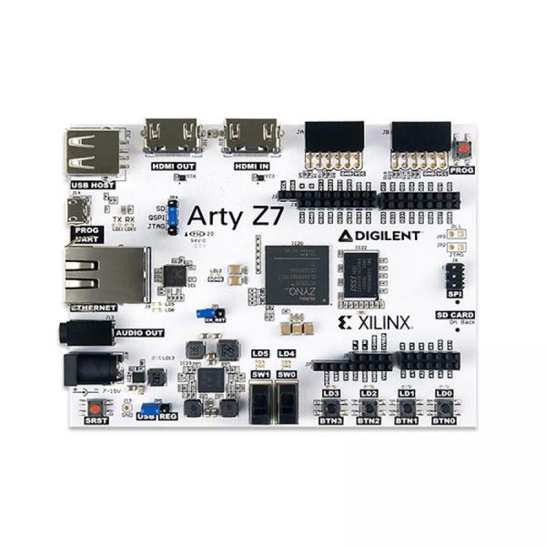 디바이스마트,MCU보드/전자키트 > 프로세서/개발보드 > Digilent > FPGA 및 Embedded,Digilent,Arty Z7-10: Zynq-7000 SoC Development Board 410-346-10,Xilinx Zynq®-7000 SoC 제품군을 중심으로 설계된 바로 사용 가능한 개발 플랫폼 / ARM® 기반 프로세서의 소프트웨어 프로그래밍 기능과 FPGA의 하드웨어 프로그래밍 기능을 통합