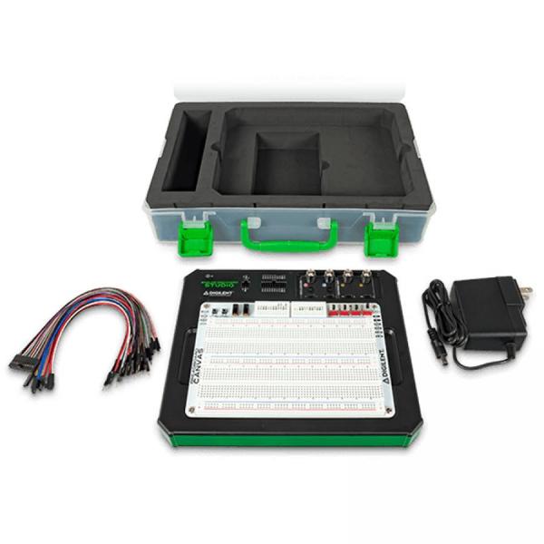 디바이스마트,MCU보드/전자키트 > 프로세서/개발보드 > Digilent > Scope, DAQ 및 장비,Digilent,Analog Discovery Studio Case 240-141,다양한 측정 장비 및 케이블 제공 / 손잡이가 달린 케이스