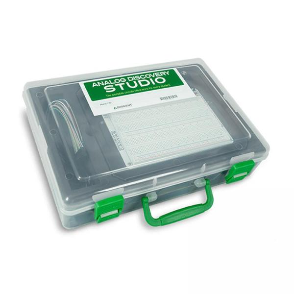 디바이스마트,MCU보드/전자키트 > 프로세서/개발보드 > Digilent > Scope, DAQ 및 장비,Digilent,Analog Discovery Studio Case 240-141,다양한 측정 장비 및 케이블 제공 / 손잡이가 달린 케이스