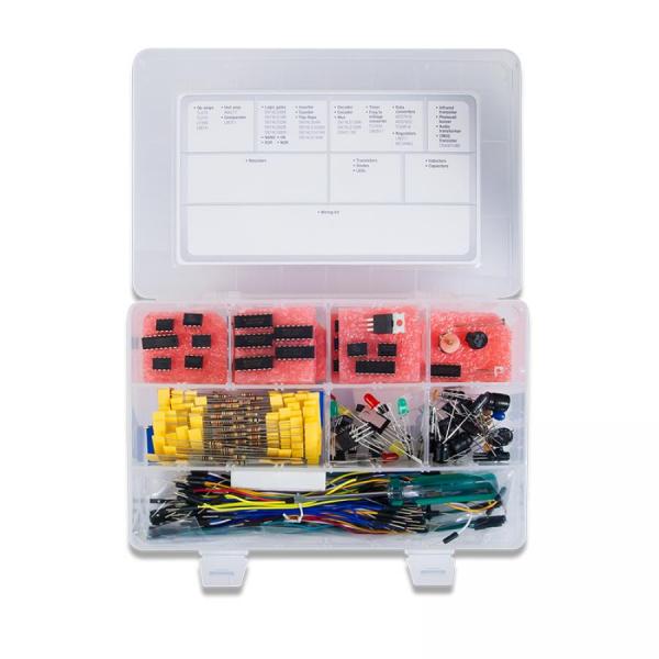 디바이스마트,MCU보드/전자키트 > 프로세서/개발보드 > Digilent > Scope, DAQ 및 장비,Digilent,myParts Kit : Companion Parts Kit for NI myDAQ 6002-240-001,연산 증폭기, 전압 레귤레이터, 타이머, 온도 센서 등 다양한 부품 포함