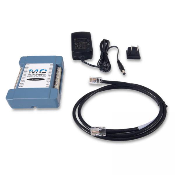 디바이스마트,MCU보드/전자키트 > 프로세서/개발보드 > Digilent > Scope, DAQ 및 장비,Digilent,MCC E-1608-OEM 6069-410-153,8개의 SE/4 DIFF 아날로그 입력, 16비트 분해능, 250kS/s 샘플 속도, 2개의 아날로그 출력, 8개의 디지털 I/O, 1개의 카운터 입력을 갖춘 이더넷 기반의 DAQ 장치