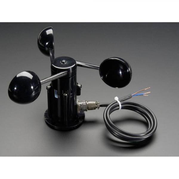 디바이스마트,MCU보드/전자키트 > 센서모듈 > 수위/빗물/PH/바람 > 바람/풍속센서,Adafruit,Anemometer Wind Speed Sensor w/Analog Voltage Output [ada-1733],IP 등급이 아니므로 보호 장치 없이 방수 불가능 / 출력 : 0.4V ~ 2V / 최대 풍속: 70m/s / 7-24VDC 연결 / 전압 범위 : 0.4V(0m/s 풍속) ~ 2.0V(32.4m/s 풍속)