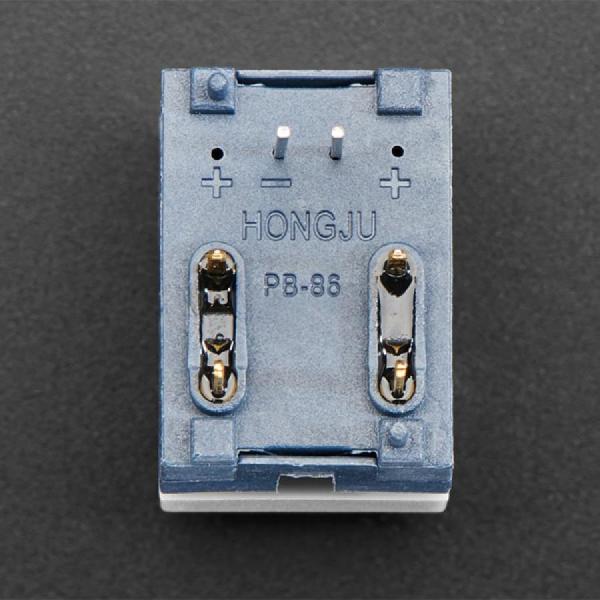 디바이스마트,스위치/부저/전기부품 > 스위치 > 푸쉬버튼 스위치 > 조광형 스위치,Adafruit,Step Switch with LED - Three Pack of Black with Red LED - PB86 [ada-5502],PB86 / 검은색 푸쉬 스위치 / 순간 SPDT 유형 / 4개 중 2개의 핀이 공통으로 작용 / 최대 20mA, 2.1V / LED 내장 / 17x12x14 mm