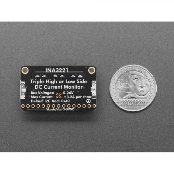 디바이스마트,MCU보드/전자키트 > 전원/신호/저장/응용 > 메타/측정기,Adafruit,Adafruit INA3221 - Triple 0-26 VDC, ±3.2 Amp Power Monitor - STEMMA QT / Qwiic [ada-6062],최대 6개의 멀티미터 / INA3221 칩 사용 / 0V~26V의 버스 전압 감지 / 전원 공급: 2.7V ~ 5.5V