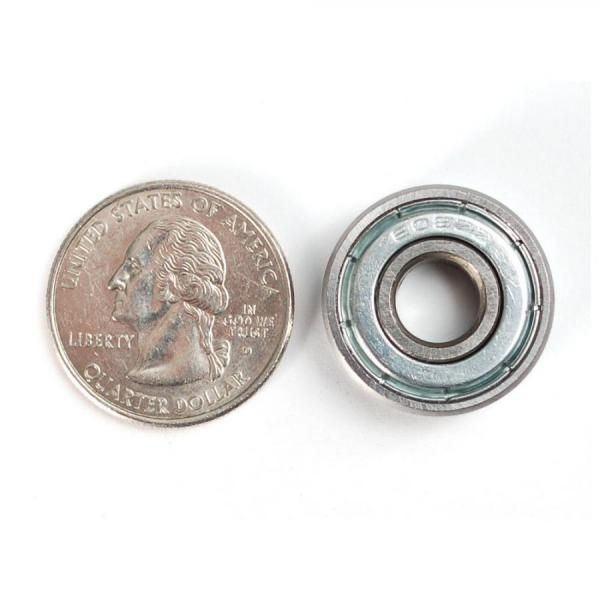 디바이스마트,기계/제어/로봇/모터 > 베어링 > 회전베어링 > 미니어쳐 볼베어링,Adafruit,Radial Ball Bearing 608ZZ - Set of 4 [ada-1178],표준 608ZZ 크기 / 외경 22mm, 내경 8mm, 너비 7mm / 4개 세트 제공