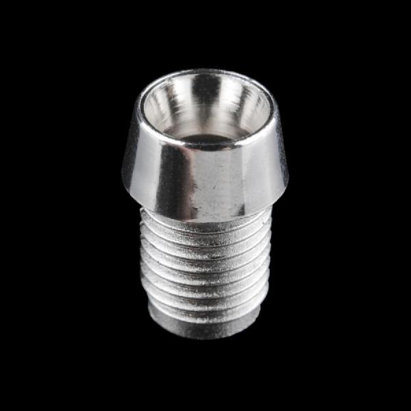 디바이스마트,LED/LCD > LED 관련 상품 > LED 홀더,SparkFun,LED Holder - 5mm (Chrome Finish) [COM-11147],플라스틱 LED 홀더 / 5mm LED를 수용하고 8mm 직경 구멍에 장착합니다