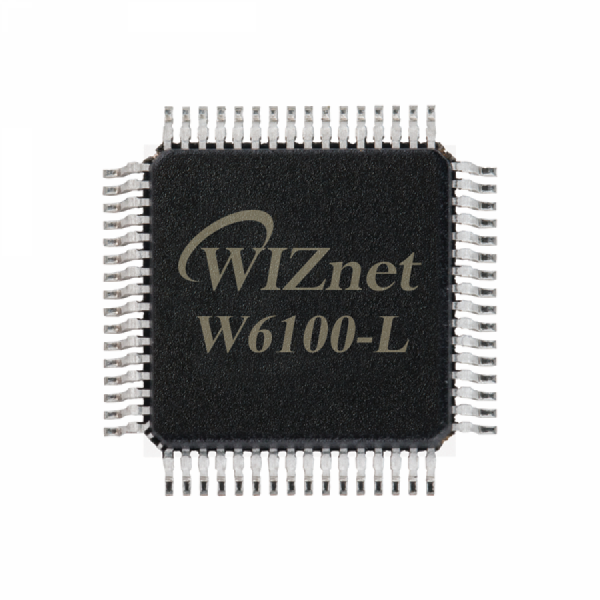 디바이스마트,반도체/전자부품 > 인터페이스 IC > 네트워크/통신,WIZNET,W6100-QFN,The W6100 chip is an advanced Internet controller supporting IPv4/IPv6 dual stack, building upon WIZnet's hardwired TCP/IP technology