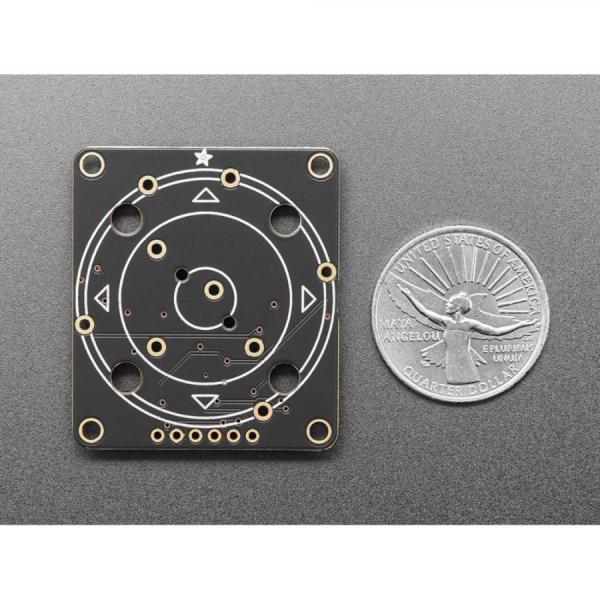 디바이스마트,MCU보드/전자키트 > 버튼/스위치/제어/RTC > 엔코더/가변저항,Adafruit,Adafruit ANO Rotary Navigation Encoder to I2C Stemma QT Adapter [ada-5740],회전 인코더 / 전원 공급 : 3~5V DC / 4개의 솔더 점퍼를 사용하여 I2C 주소 변경 가능