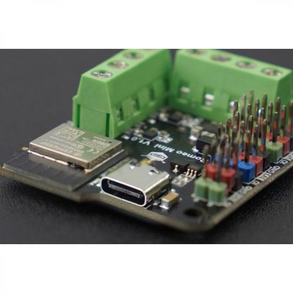 디바이스마트,오픈소스/코딩교육 > 파이썬/IoT 개발 보드 > ESP32,DFROBOT,Romeo ESP32-C3 로봇 제어 보드(Wi-Fi 및 Bluetooth 5 지원) [DFR1063],통합 모터 드라이버 개발 보드 / Wi-Fi 및 Bluetooth 5 듀얼 모드 통신 제공 / IPS TFT 디스플레이 화면 지원 / Type-C 입력 전압: 5V