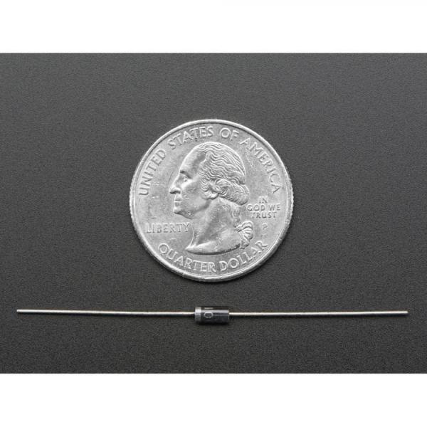 디바이스마트,반도체/전자부품 > 다이오드 > 범용 다이오드 (싱글),Adafruit,1N4001 Diode - 10 pack [ada-755],다이오드 10팩 / 역극성 보호 / 최대 50V 역전압으로부터 보호