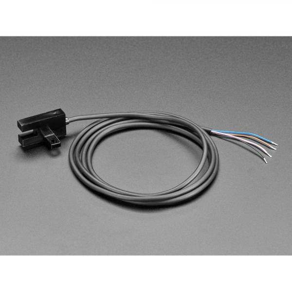 디바이스마트,센서 > 광센서 > 포토 커플러/인터럽터,Adafruit,T-Slot Photo Interrupter with 1 Meter Cable [ada-3985],1m 케이블 포함 / IR LED를 제어하고 IR 빛을 다른쪽의 감지기로 전송 / 빛 감지 센서 / 전원 전압 : 5~24VDC / 전류 소모 : 최대 35mA