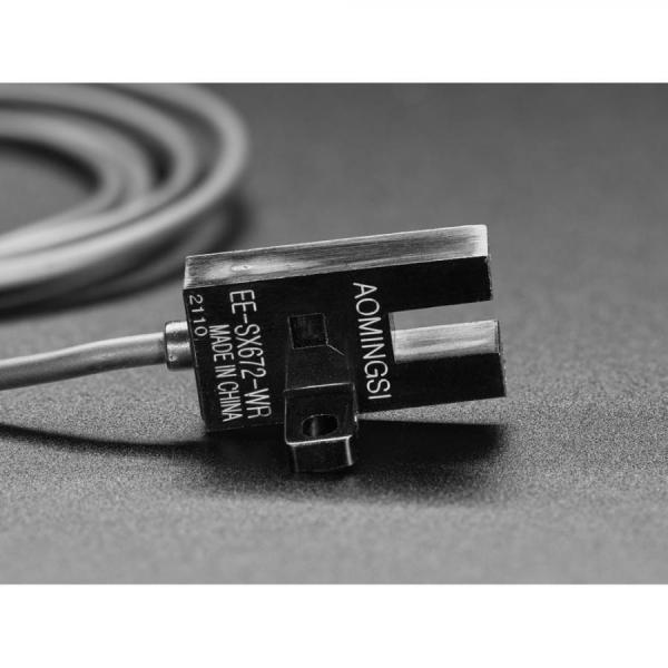 디바이스마트,센서 > 광센서 > 포토 커플러/인터럽터,Adafruit,T-Slot Photo Interrupter with 1 Meter Cable [ada-3985],1m 케이블 포함 / IR LED를 제어하고 IR 빛을 다른쪽의 감지기로 전송 / 빛 감지 센서 / 전원 전압 : 5~24VDC / 전류 소모 : 최대 35mA