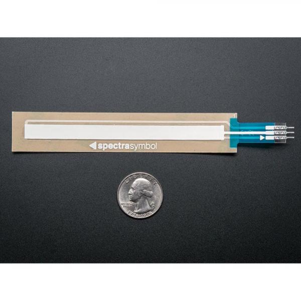 디바이스마트,센서 > 압력/힘(Force)센서 > 압력센서/트랜스듀서,Adafruit,Linear SoftPot (Ribbon Sensor) - 100mm [ada-178],소프트 전위차계 / 압력센서 / 길이 : 140.6mm(5.54인치)