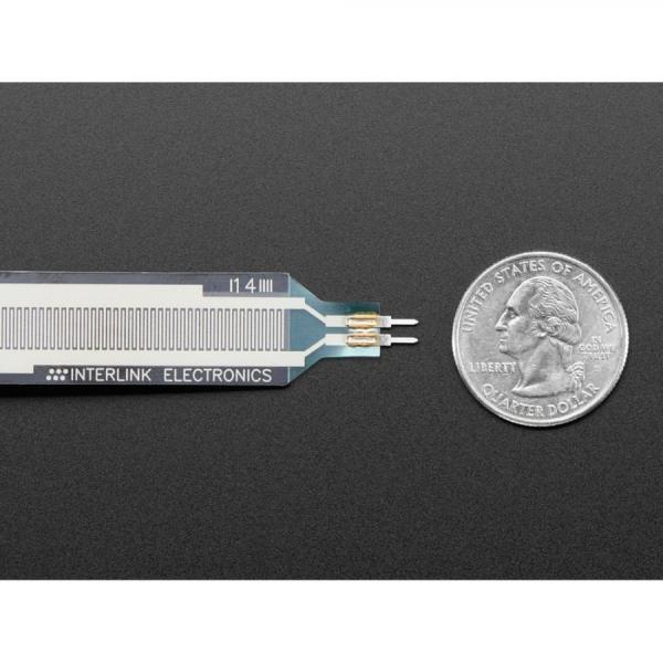 디바이스마트,센서 > 압력/힘(Force)센서 > 압력센서/트랜스듀서,Adafruit,Extra-long force-sensitive resistor (FSR) - Interlink 408 [ada-1071],압력 및 무게 감지 센서 / 감지 영역 : 1/4인치 x 24인치 / 눌린 정도에 따라 저항 값이 변경되는 저항기 / 길이 : 24인치(609.6mm)