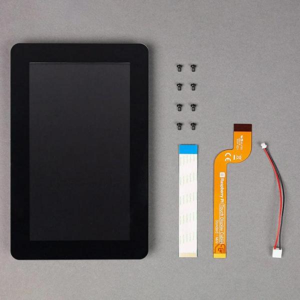 디바이스마트,오픈소스/코딩교육 > 라즈베리파이 > 라즈베리파이 디스플레이,라즈베리파이,라즈베리파이 공식 7인치 터치 디스플레이 2 (Raspberry Pi Touch Display 2),라즈베리파이 재단 공식 출시 2번째 7인치(720x1280) 터치 디스플레이 / 기존과 차이점 : 해상도(720x1280)가 높아졌고, 네이티브 세로(Portrait) 화면(OS에서 가로로 변환 가능), 컨트롤러 PCB 내장으로 얇아짐 / 라즈베리파이 1B+ 이후 전 모델 호환(제로 시리즈 제외) / 정전식 멀티터치(최대 5점) 및 온스크린 키보드 완벽 지원 / 별도 전원 불필요(파이를 통해 전원 공급) / SC1635