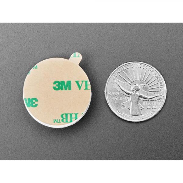 디바이스마트,MCU보드/전자키트 > 음악/앰프/녹음 > 스피커/부저,Adafruit,Medium Surface Transducer with Wires - 4 Ohm 3 Watt [ada-1785],전류가 코일을 통해 펄스되면 자기장이 금속 조각을 팽창 및 수축시킵니다 / 표면에 누르면 변환기가 스피커로 바뀝니다 / 임피던스 : 4옴 / 전력 처리 : 3W