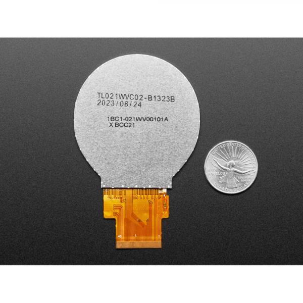 디바이스마트,MCU보드/전자키트 > 디스플레이 > LCD/OLED,Adafruit,Round RGB TTL TFT Display - 2.1inch 480x480 TL021WVC02-B1323B [ada-5806],터치스크린 X / PCB는 포함되지 않습니다 / 크기 : 2.1인치 / 480x480 16비트 풀 컬러 픽셀 / IPS 디스플레이