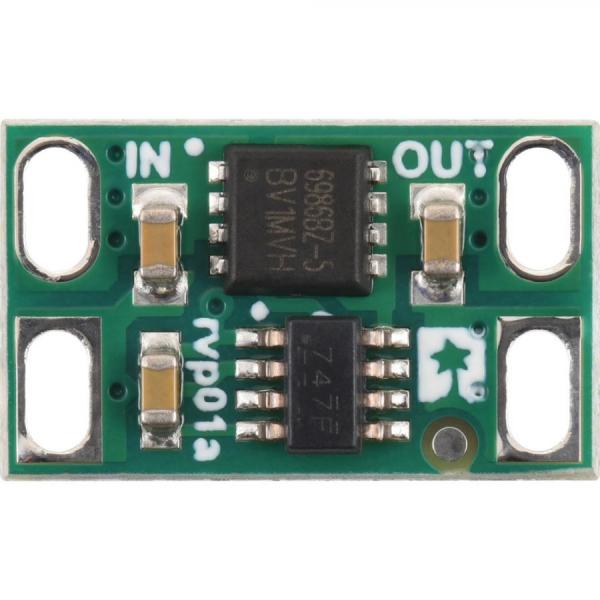 디바이스마트,MCU보드/전자키트 > 전원/신호/저장/응용 > 레벨컨버터/전압관리,Pololu,Pololu Ideal Diode Reverse Voltage Protector, 4-60V, 10A #5382,작동 전압 : 4~60V / 최대 전류 : 10A / 저항 : < 10mΩ / 크기 : 0.3 x 0.5인치 / 역전류 차단