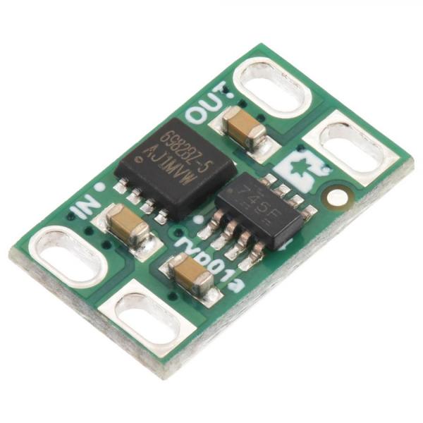 디바이스마트,MCU보드/전자키트 > 전원/신호/저장/응용 > 레벨컨버터/전압관리,Pololu,Pololu Reverse Voltage Protector, 4-60V, 12A #5381,작동 전압 : 4~60V / 최대 전류 : 12A / 저항 : < 5mΩ / 크기 : 0.3 x 0.5인치 / 역전류 차단X