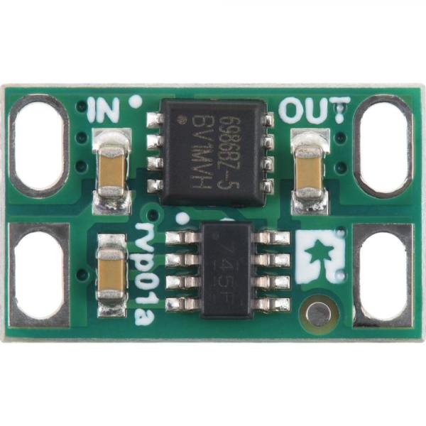 디바이스마트,MCU보드/전자키트 > 전원/신호/저장/응용 > 레벨컨버터/전압관리,Pololu,Pololu Reverse Voltage Protector, 4-60V, 10A #5380,작동 전압 : 4~60V / 최대 전류 : 10A / 저항 : < 10mΩ / 크기 : 0.3 x 0.5인치 / 역전류 차단X