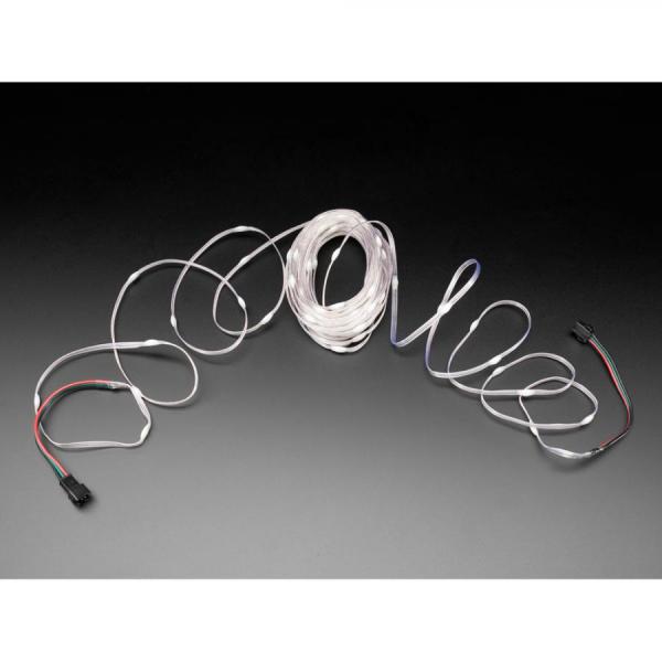 디바이스마트,LED/LCD > LED 인테리어조명 > 장식용 LED,Adafruit,Adafruit NeoPixel Pebble / Seed LED Strand - 100 LEDs - 4inch Pitch - 10 meters long  [ada-6026],플라스틱 와이어 / 총 100개의 LED / 와이어에는 PVC 코팅이 되어있고 LED에는 에폭시 도트가 있습니다 / 전원 공급 : 5V DC / 커넥터 : 3핀 JST-SM / 길이 : 10m