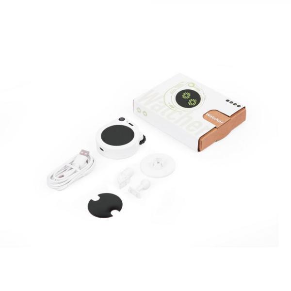 디바이스마트,기계/제어/로봇/모터 > 스마트팜 > 제어 > 컨트롤러,Seeedstudio,SenseCAP Watcher W1-B 화이트 인클로저 [113991275],화이트 버전 / ESP32S3에 기반 / Himax WiseEye2 HX6538 AI 칩과 Arm Cortex-M55 및 Ethos-U55 통합 /카메라, 마이크, 스피커 장착 / 주변 환경 인식하여 그에 따라 동작을 트리거 / 5V DC 전원 / 작동 온도 : 0~45도