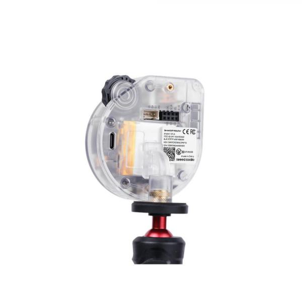 디바이스마트,기계/제어/로봇/모터 > 스마트팜 > 제어 > 컨트롤러,Seeedstudio,SenseCAP Watcher W1-A 투명 인클로저 [113991315],투명 버전 /  ESP32S3에 기반 / Himax WiseEye2 HX6538 AI 칩과 Arm Cortex-M55 및 Ethos-U55 통합 /카메라, 마이크, 스피커 장착 / 주변 환경 인식하여 그에 따라 동작을 트리거 / 5V DC 전원 / 작동 온도 : 0~45도