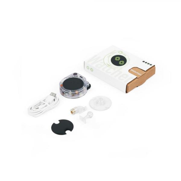 디바이스마트,기계/제어/로봇/모터 > 스마트팜 > 제어 > 컨트롤러,Seeedstudio,SenseCAP Watcher W1-A 투명 인클로저 [113991315],투명 버전 /  ESP32S3에 기반 / Himax WiseEye2 HX6538 AI 칩과 Arm Cortex-M55 및 Ethos-U55 통합 /카메라, 마이크, 스피커 장착 / 주변 환경 인식하여 그에 따라 동작을 트리거 / 5V DC 전원 / 작동 온도 : 0~45도