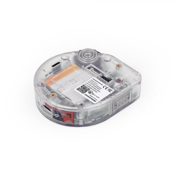 디바이스마트,기계/제어/로봇/모터 > 스마트팜 > 제어 > 컨트롤러,Seeedstudio,SenseCAP Watcher W1-A 투명 인클로저 [113991315],투명 버전 /  ESP32S3에 기반 / Himax WiseEye2 HX6538 AI 칩과 Arm Cortex-M55 및 Ethos-U55 통합 /카메라, 마이크, 스피커 장착 / 주변 환경 인식하여 그에 따라 동작을 트리거 / 5V DC 전원 / 작동 온도 : 0~45도