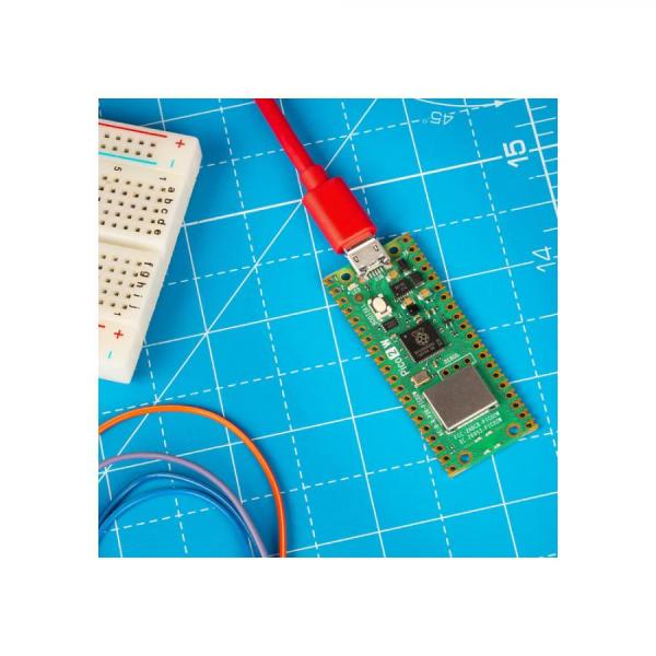 디바이스마트,오픈소스/코딩교육 > 라즈베리파이 > 라즈베리파이 보드,라즈베리파이,라즈베리파이 피코 2 W (Raspberry Pi Pico 2 W),고성능 저전력 RP2350 칩셋(듀얼 ARM Cortex-M33 및 듀얼 Hazard3 RISC-V (150MHz) 프로세서) 기반 / 온 칩 520KB SRAM / ARM TrustZone, OTP 등 보안 강화에 초점 / 기존 라즈베리파이 피코 완벽 호환(HW 및 SW) / C, C++ SDK, MicroPython 호환 / 작동 온도 : -20 ~ 85°C / 입력 전압 : 1.8 ~ 5.5V DC / 크기 : 51 x 21mm /  SC1633