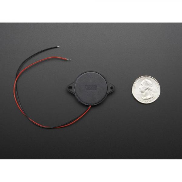 디바이스마트,스위치/부저/전기부품 > 부저/스피커/사이렌 > 부저 > 피에조/부저부품 (미분류),Adafruit,Large Enclosed Piezo Element w/Wires [ada-1739],직경 : 30mm / 진동을 전압으로 또는 전압을 진동으로 변환 / 부저 및 센서로 사용 가능 / 작동 전압 : 1-30Vp-p / 작동 온도 : -20℃ ~ +60℃