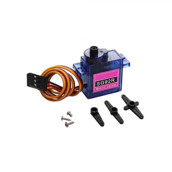 디바이스마트,기계/제어/로봇/모터 > 모터류 > 서보모터 > 아날로그 서보모터,SMG,TowerPro 호환 서보모터 SG92R 360˚ [SG92R-H360],동작전압:4.8V/6V, 토크:2.5kg/4.8v, 무게10g±5, 사이즈 23x12.2x27mm, 360˚ 연속 회전