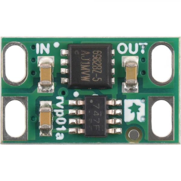 디바이스마트,MCU보드/전자키트 > 전원/신호/저장/응용 > 레벨컨버터/전압관리,Pololu,Pololu Ideal Diode Reverse Voltage Protector, 4-60V, 12A #5383,작동 전압 : 4~60V / 최대 전류 : 12A / 저항 : < 5mΩ / 크기 : 0.3 x 0.5인치 / 역전류 차단