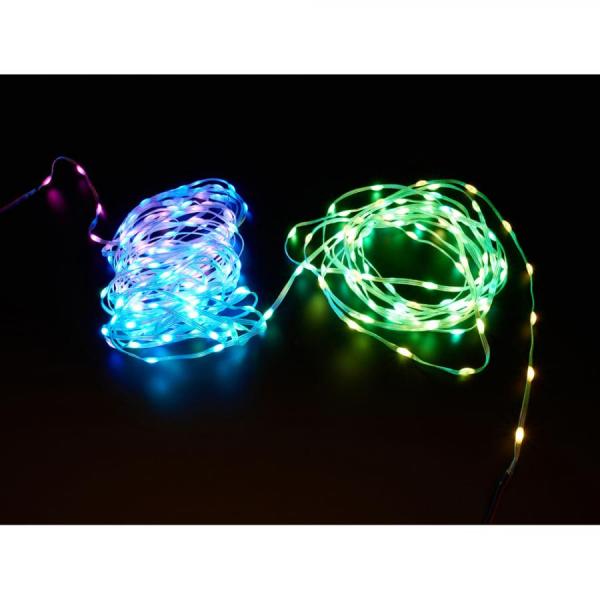 디바이스마트,LED/LCD > LED 인테리어조명 > 장식용 LED,Adafruit,Adafruit NeoPixel Pebble / Seed LED Strand - 300 LEDs - 2inch Pitch - 15 meters long [ada-6023],플라스틱 와이어 / 총 300개의 LED / 와이어에는 PVC 코팅이 되어있고 LED에는 에폭시 도트가 있습니다 / 전원 공급 : 5V DC / 커넥터 : 3핀 JST-SM / 길이 : 15m