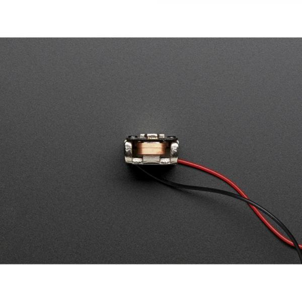 디바이스마트,MCU보드/전자키트 > 음악/앰프/녹음 > 스피커/부저,Adafruit,Bone Conductor Transducer with Wires - 8 Ohm 1 Watt [ada-1674],전류가 코일을 통해 펄스되면 자기장이 금속 조각을 팽창 및 수축시킵니다 / 임피던스 : 8옴 / 전력 처리 : 1W RMS / 주파수 : 1,600Hz