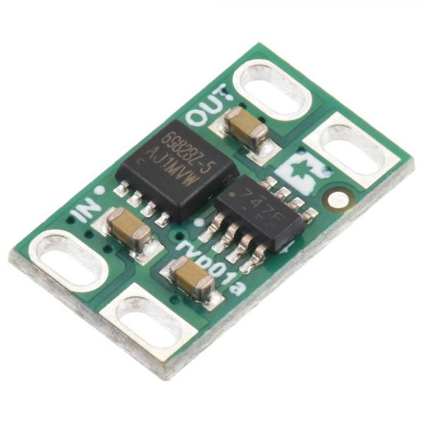 디바이스마트,MCU보드/전자키트 > 전원/신호/저장/응용 > 레벨컨버터/전압관리,Pololu,Pololu Ideal Diode Reverse Voltage Protector, 4-60V, 12A #5383,작동 전압 : 4~60V / 최대 전류 : 12A / 저항 : < 5mΩ / 크기 : 0.3 x 0.5인치 / 역전류 차단