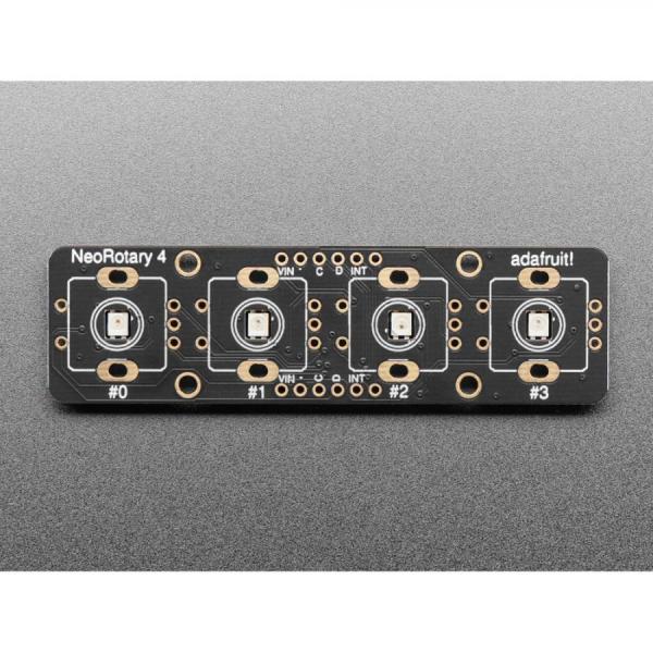 디바이스마트,MCU보드/전자키트 > 센서모듈 > 마그네틱/홀/리드/엔코더 > 엔코더/회전/홀센서,Adafruit,Adafruit I2C Quad Rotary Encoder Breakout with NeoPixel - STEMMA QT / Qwiic [ada-5752],회전 인코더 / QT 케이블은 포함되지 않습니다 / 아두이노, 라즈베리파이 호환 가능