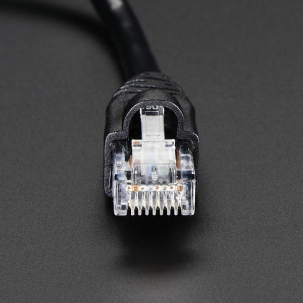 디바이스마트,케이블/전선 > USB 케이블 > 패널마운트(MF) 케이블,Adafruit,Panel Mount Ethernet Extension Cable [ada-909],케이블 끝에 이더넷 8P 플러그가 있는 패널 마운트 / 24 AWG 전선 / 길이 : 약 13인치