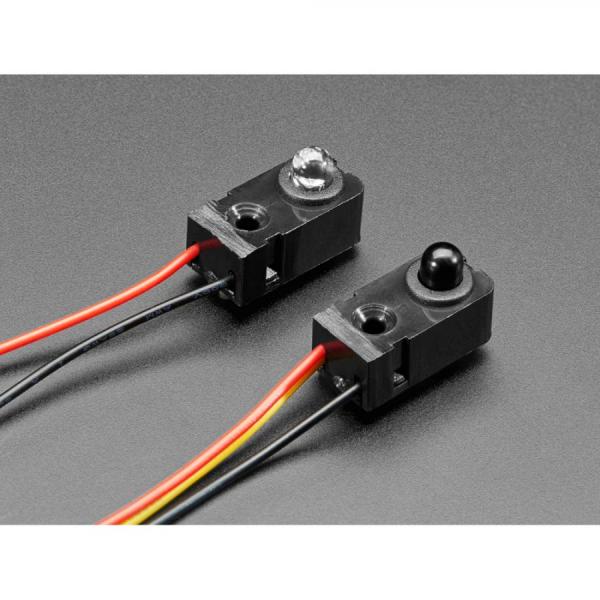 디바이스마트,센서 > 근접/라이다/레이다센서 > 적외선(IR)/초음파거리센서,Adafruit,IR Break Beam Sensor with Premium Wire Header Ends - 5mm LEDs [ada-2168],움직임 감지 센서 / 5mm IR 버전 / 최대 50cm/20"까지 작동 / 전원 전압 : 3.3V ~ 5VDC