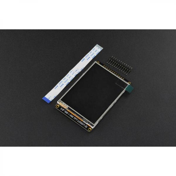 디바이스마트,MCU보드/전자키트 > 디스플레이 > LCD/OLED,DFROBOT,Fermion: 2.8' 320x240 TFT LCD Resistive Touchscreen with MicroSD Card Slot (Breakout) [DFR0665],320x240 컬러 2.8인치 LCD 디스플레이 / ILI9341 / 저항식 터치를 지원하는 XPT2046을 통합 / 작동 전압: 3.3V-5.5V / 작동 온도: -10℃~+60℃